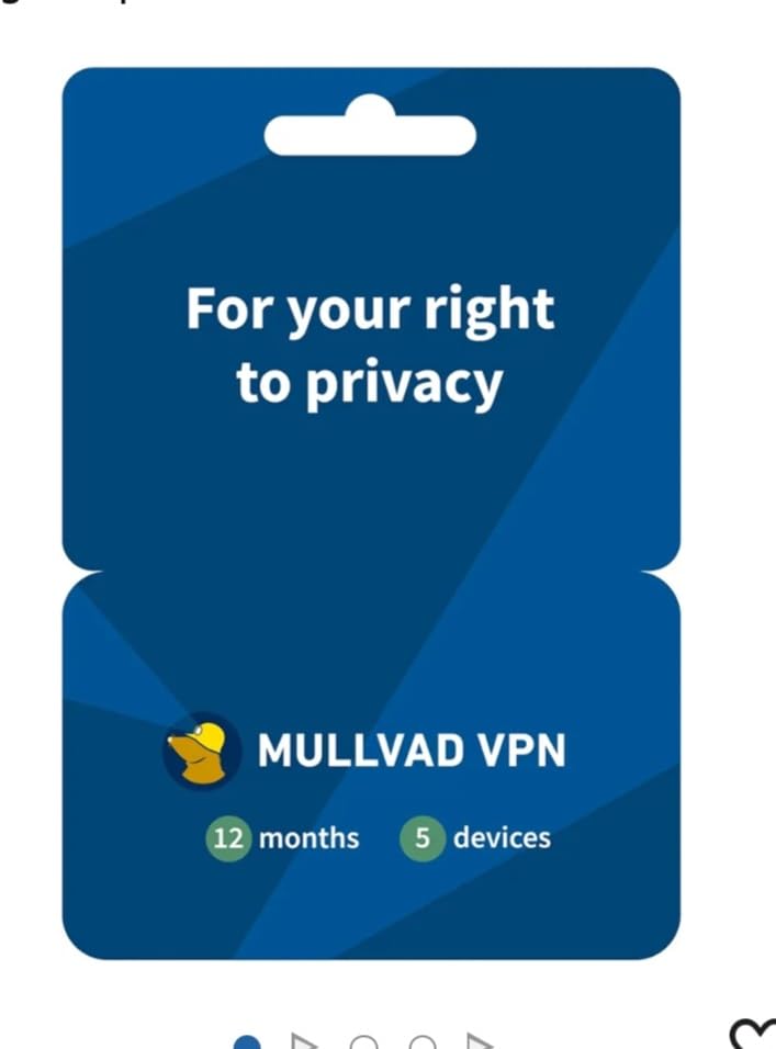 Mullvad VPN - 12 Months for 5 Devices - No-Log VPN Service for Your Privacy customer photo 2