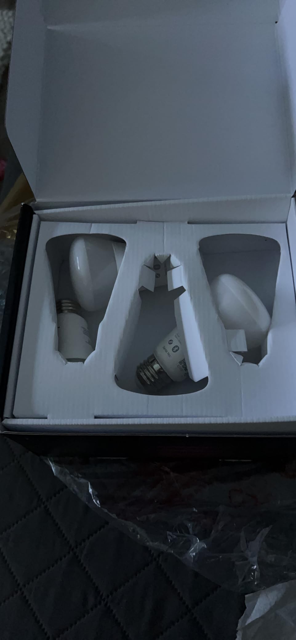 Philips Hue Smart Light Starter Kit - Includes (1) Bridge, (1) Smart Button and (3) Smart 75W A19 LED Bulbs - White and Color Ambiance - 1100LM customer photo 1