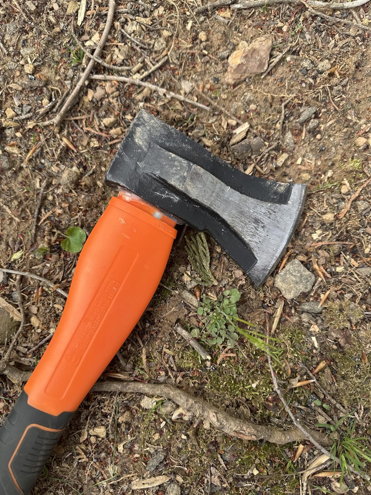 Edward Tools Wood Splitting Maul 17” - 3 lb. Axe and Sledge Combined - Forged Steel Head - Splits Wood Better Than Camp Axe or Hatchet - Kindling Splitter - Rubber Sheath customer photo 2