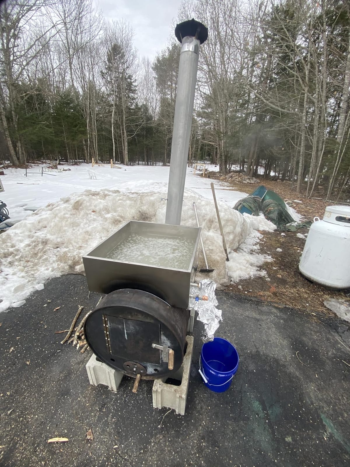 Marada Maple Syrup Evaporator Pan with Dual Interface Steam Table Pan customer photo 1