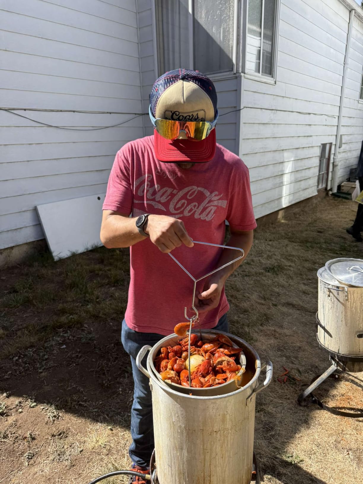 GasOne 30QT Turkey Fryer Set and Seafood Boil with Propane Gas Burner, Perforated Basket – Perfect Outdoor Cooker for Crawfish, Crab, Shrimp, Lobster, and Frying – Complete Outdoor Cooking Kit customer photo 1
