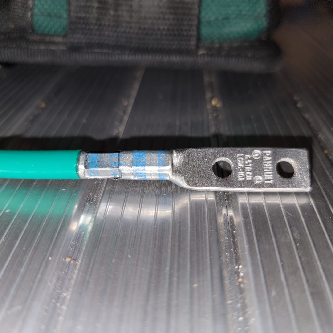 AMZCNC Hydraulic Cable Lug Crimper with Cable Cutter, 10 Ton, 9 Dies customer photo 2