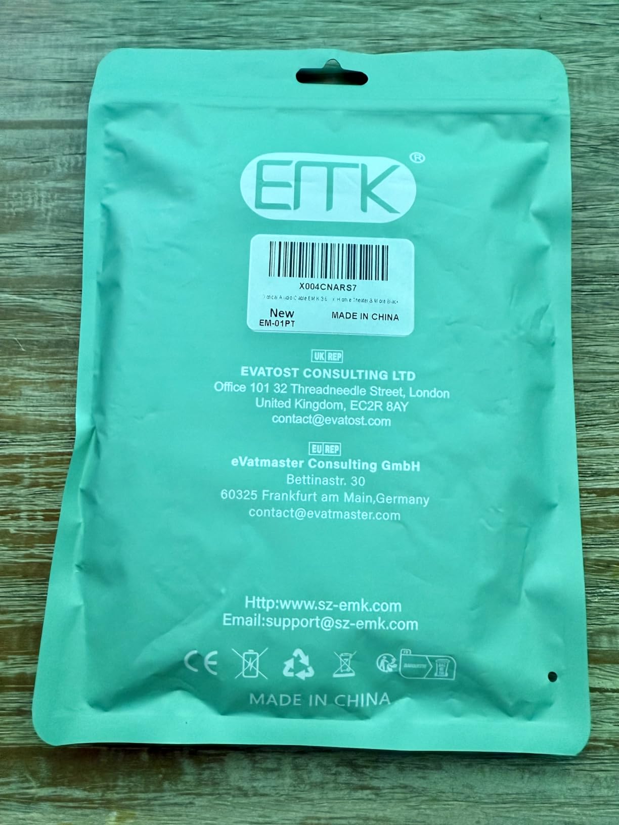 EMK Digital Optical Audio Cable 6 Feet/2M, Slim Nylon Braided Toslink Fiber Optic Cable customer photo 1