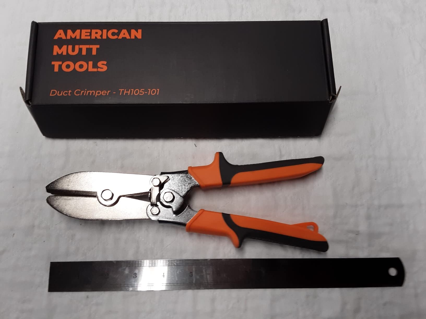 Mutt Tools Pipe Crimper Tool 5 Blade Duct Crimper for HVAC Metal customer photo 1