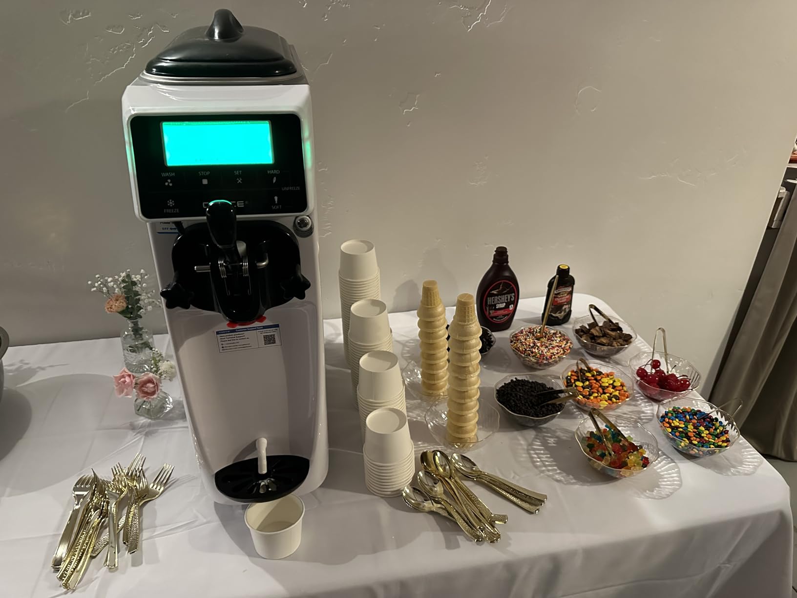 GSEICE Soft Serve Ice Cream Machine ETL customer photo 2