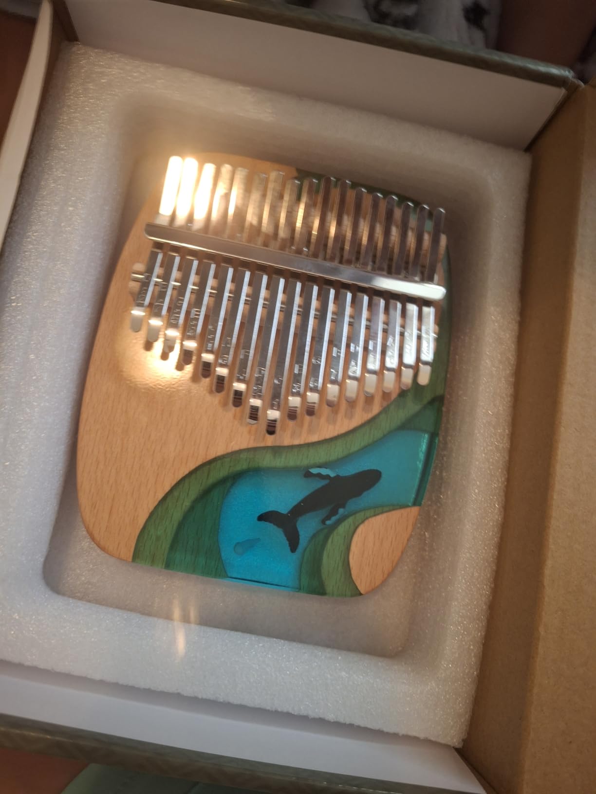Ubblove Kalimba Thumb Piano 17 Keys customer photo 1