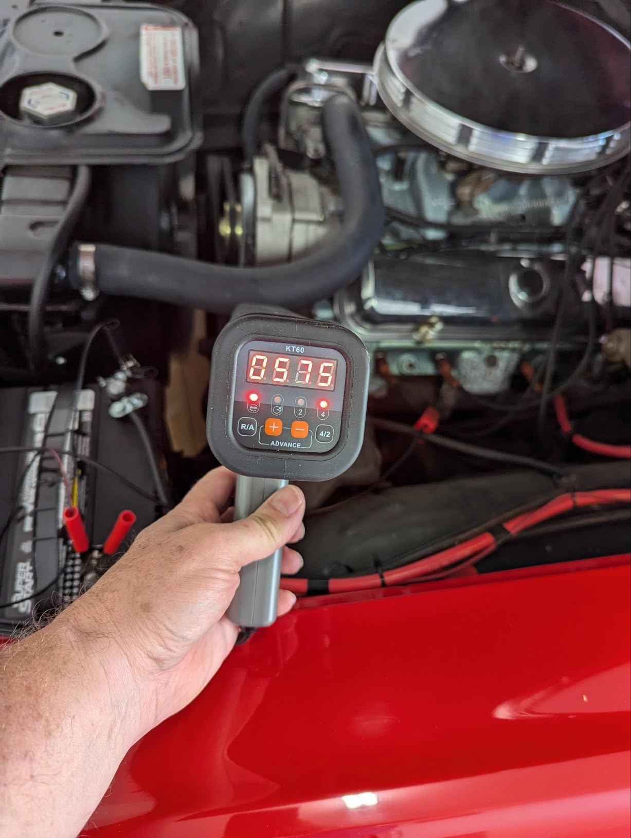 KZYEE KT60 Digital Timing Light with Tachometer & 0-90° Advance customer photo 2