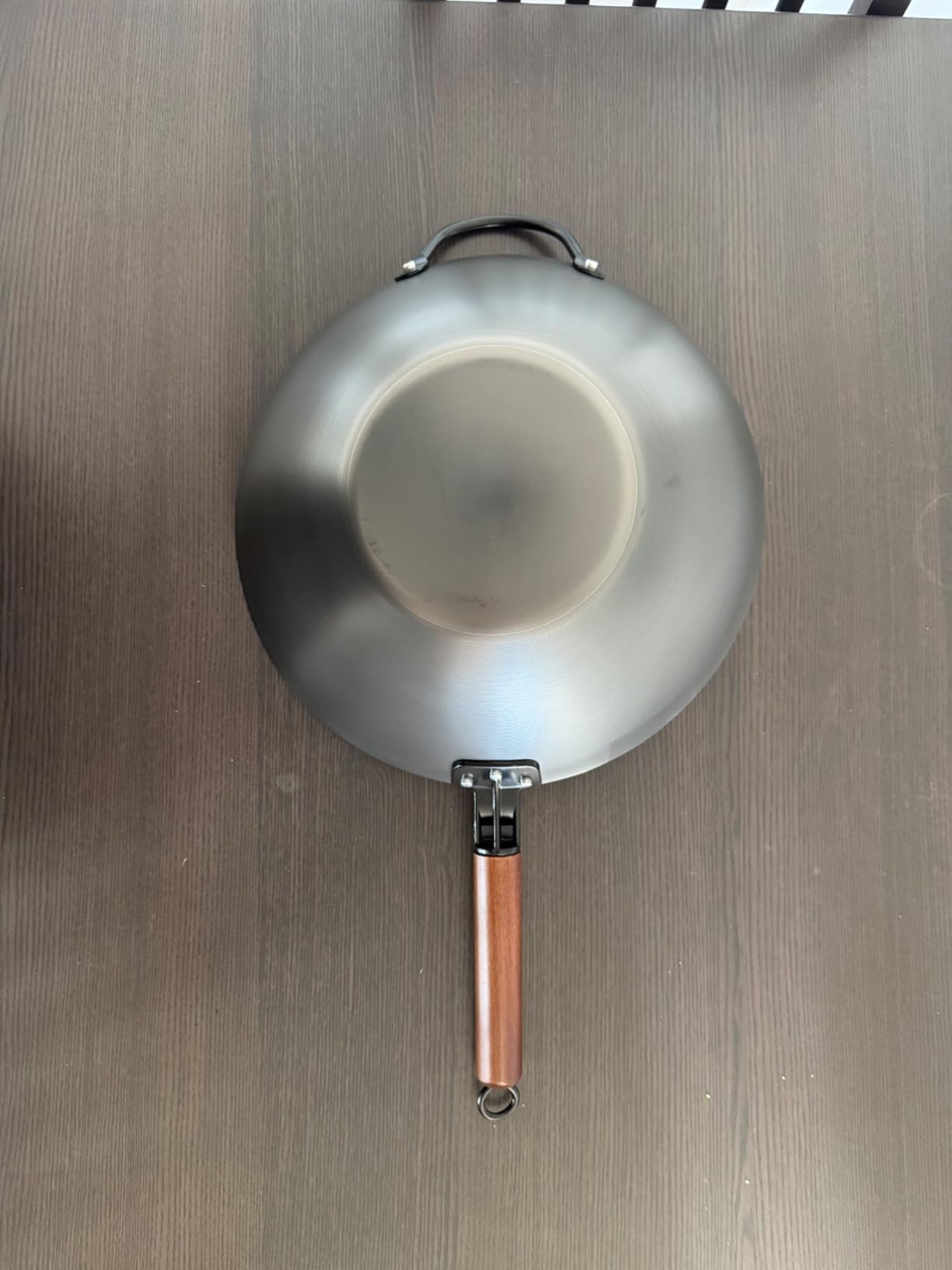 Babish 14 Inch Carbon Steel Wok Pan, Flat Bottom Stir Fry Pan, Induction customer photo 1