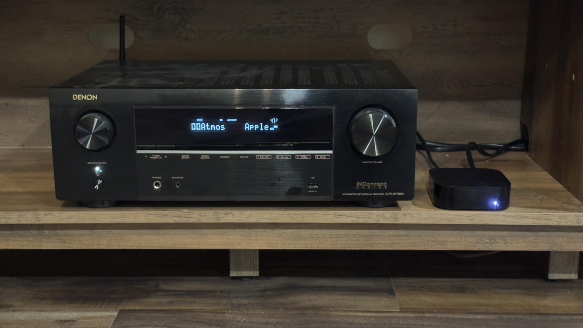 Denon AVR-X1700H 7.2 Channel AV Receiver - 80W/Channel, Built-in HEOS | Advanced 8K HDMI Video w/ eARC, Dolby Atmos, DTS:X, Amazon Alexa Voice Control customer photo 2