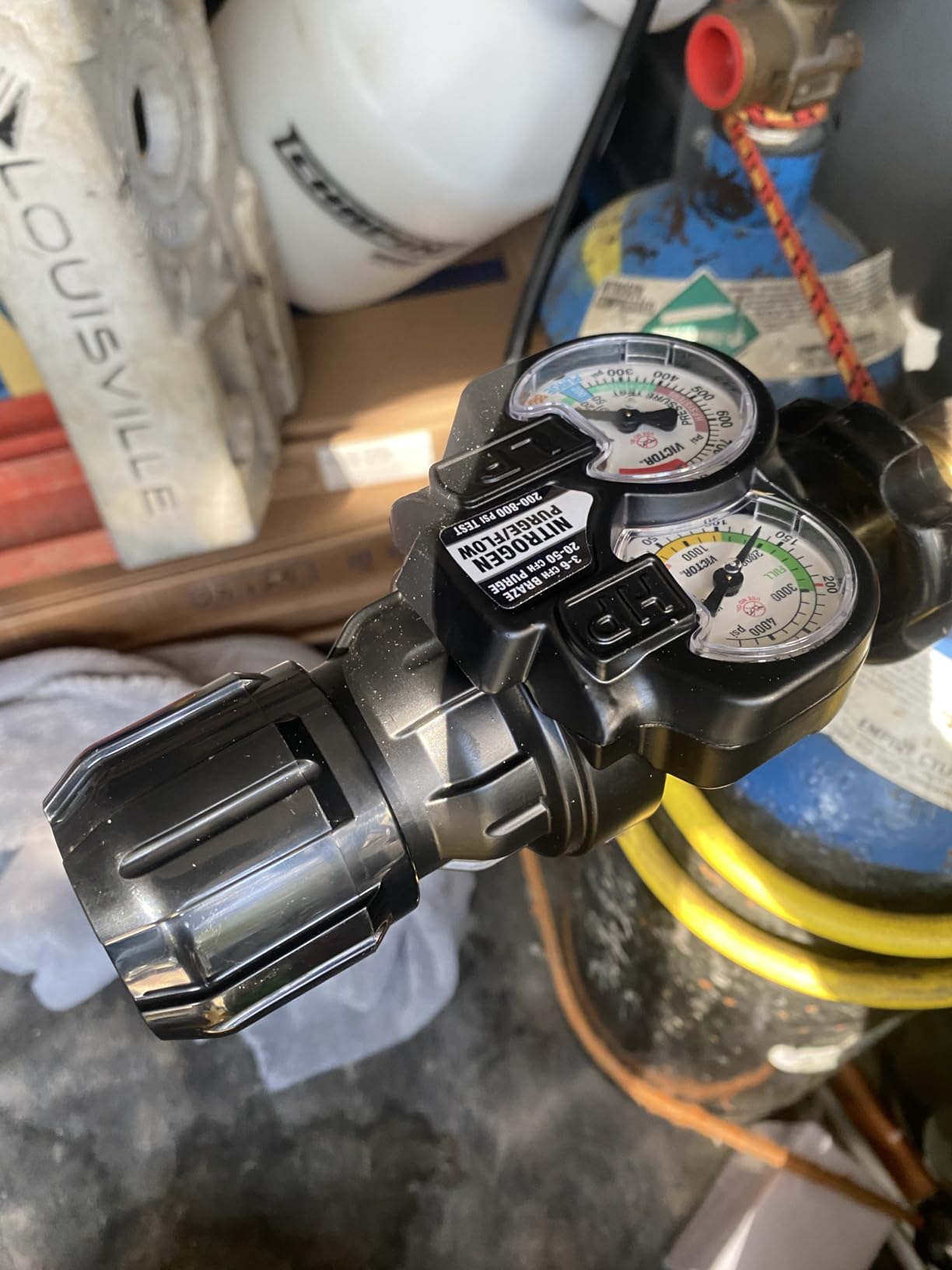 Victor Edge Series 2.0 Nitrogen Purge/Flow Module Gauge – Regulator Gauge, Model 0781-3652 customer photo 2