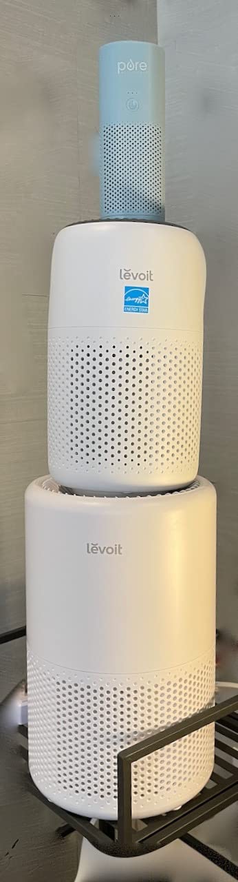 Levoit Air Purifier for Home Pets Bedroom Dorm Room, Smart & Voice Control | AHAM VERIFIDE, 3-in-1 Filter With HEPA Sleep Mode, for Pollen, Pollutants, Smoke, Dander, Dust, Pet Hair, Core 200S-P, Black customer photo 1
