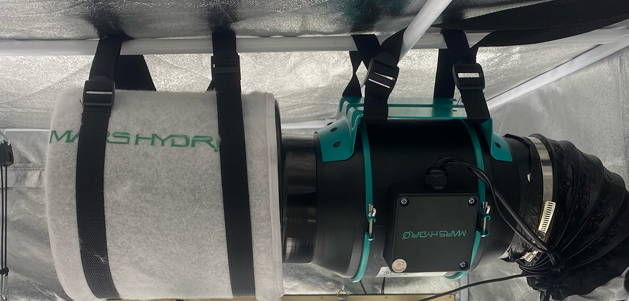 MARS HYDRO 6 Inch Carbon Filter & Pre-Filter for Inline Fan,Grow Tent customer photo 2