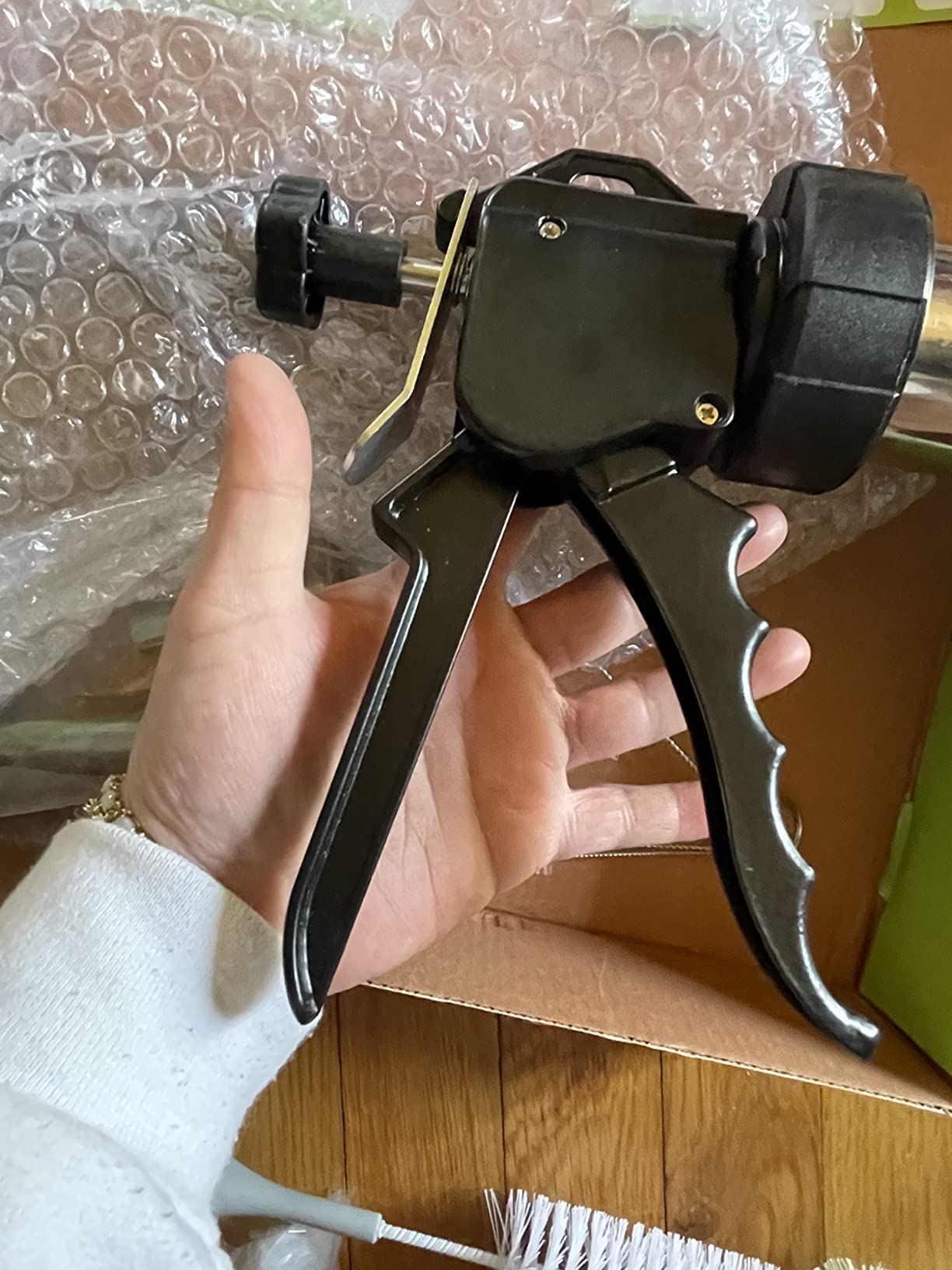 Large Capacity Jerky Gun Kits, Jerky Cannon, Stainless Steel Jerky Maker, Jerky Shooter, Meat Gun, Beef Deer Jerky Making Gun Kit, Gifts for Women Men customer photo 2