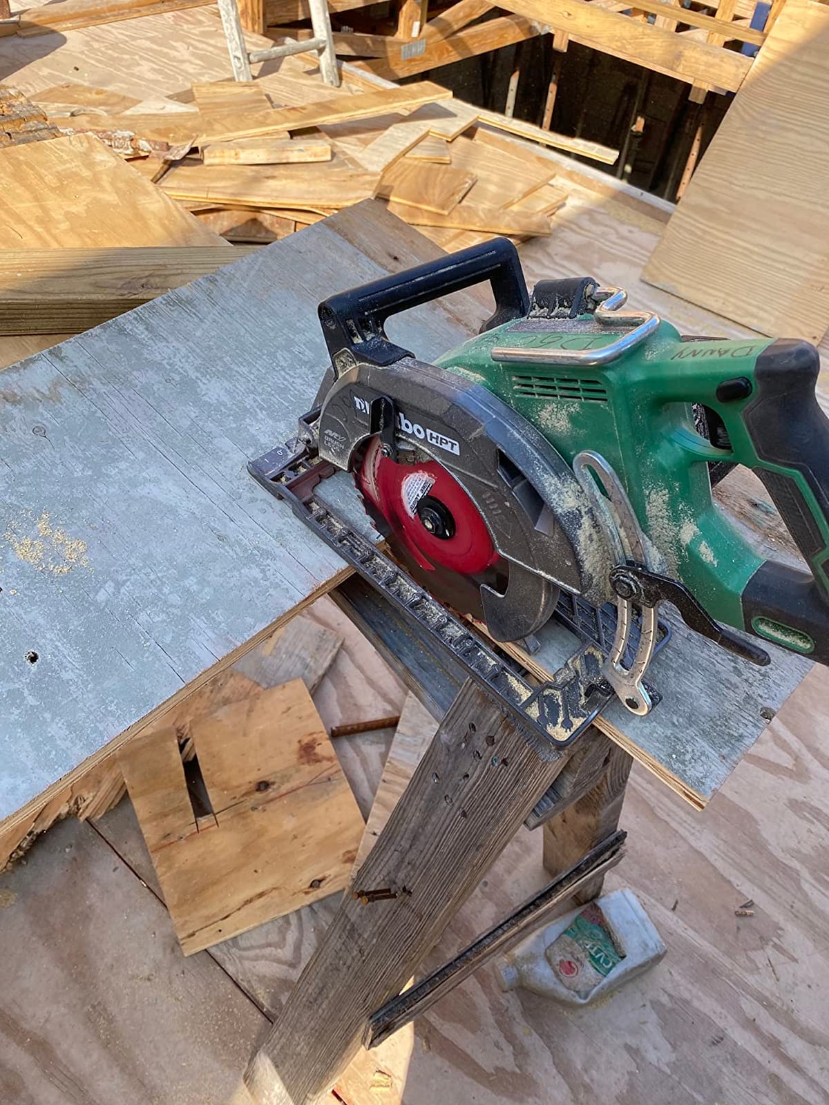 Metabo HPT 36V Rear Handle Circular Saw, Brushless, C3607DWA | Cordless, Electric Brake, 53° Bevel Capacity, Lightweight, 7-1/4 Inch Blade, MultiVolt Battery Compatible customer photo 2