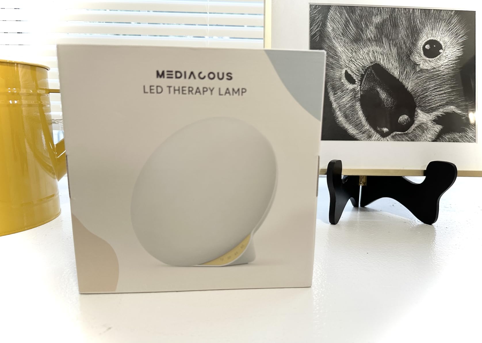 MediAcous Light Therapy Lamp, UV-Free 10000Lux Therapy Light with Timer customer photo 1