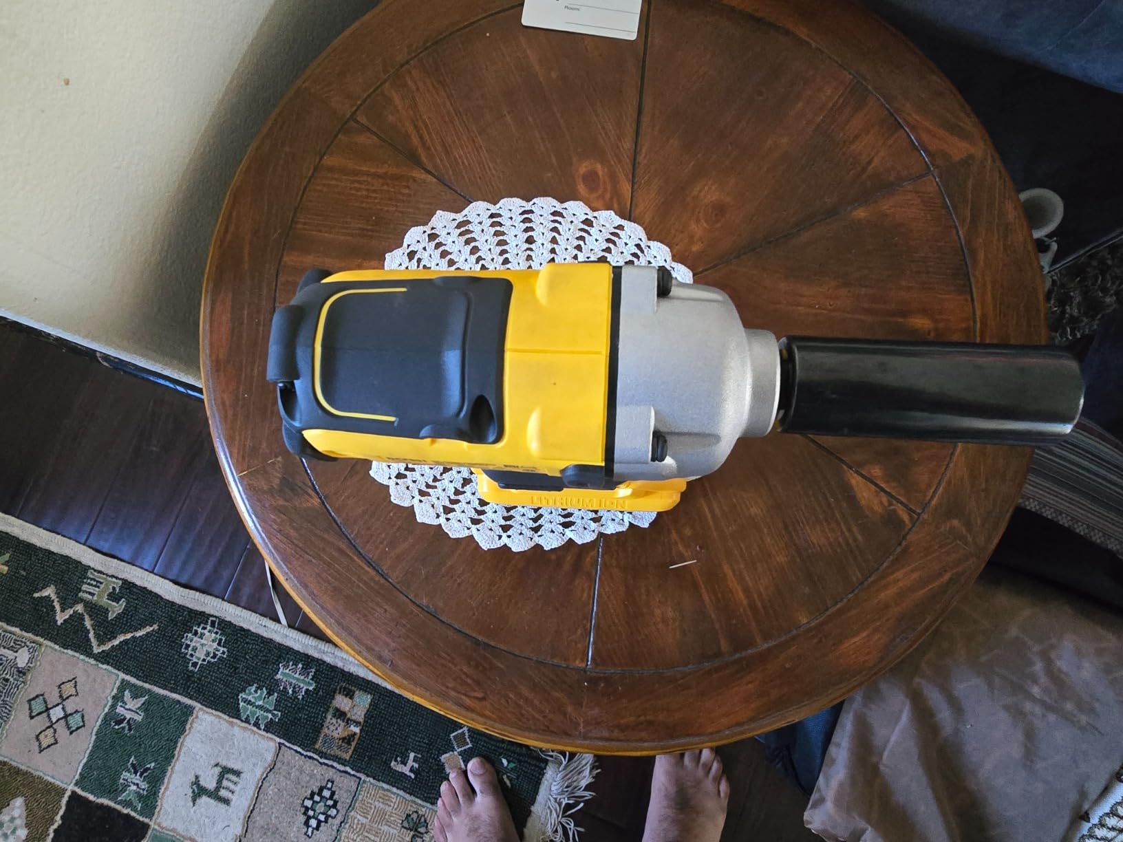 DEWALT 20V MAX Cordless Impact Wrench, 1/2' Hog Ring, Includes LED Work Light and Belt Clip, Bare Tool Only (DCF891B) customer photo 2