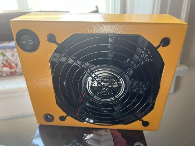 Solder Fume Extractor Smoke Absorber Remover Smoke Prevention Absorber Smoke Fan 12V Soldering Fan DIY Working Fan Fume Extractor for Soldering Station Stained Glass Laser Cutter Repairing DIY Hobby customer photo 2