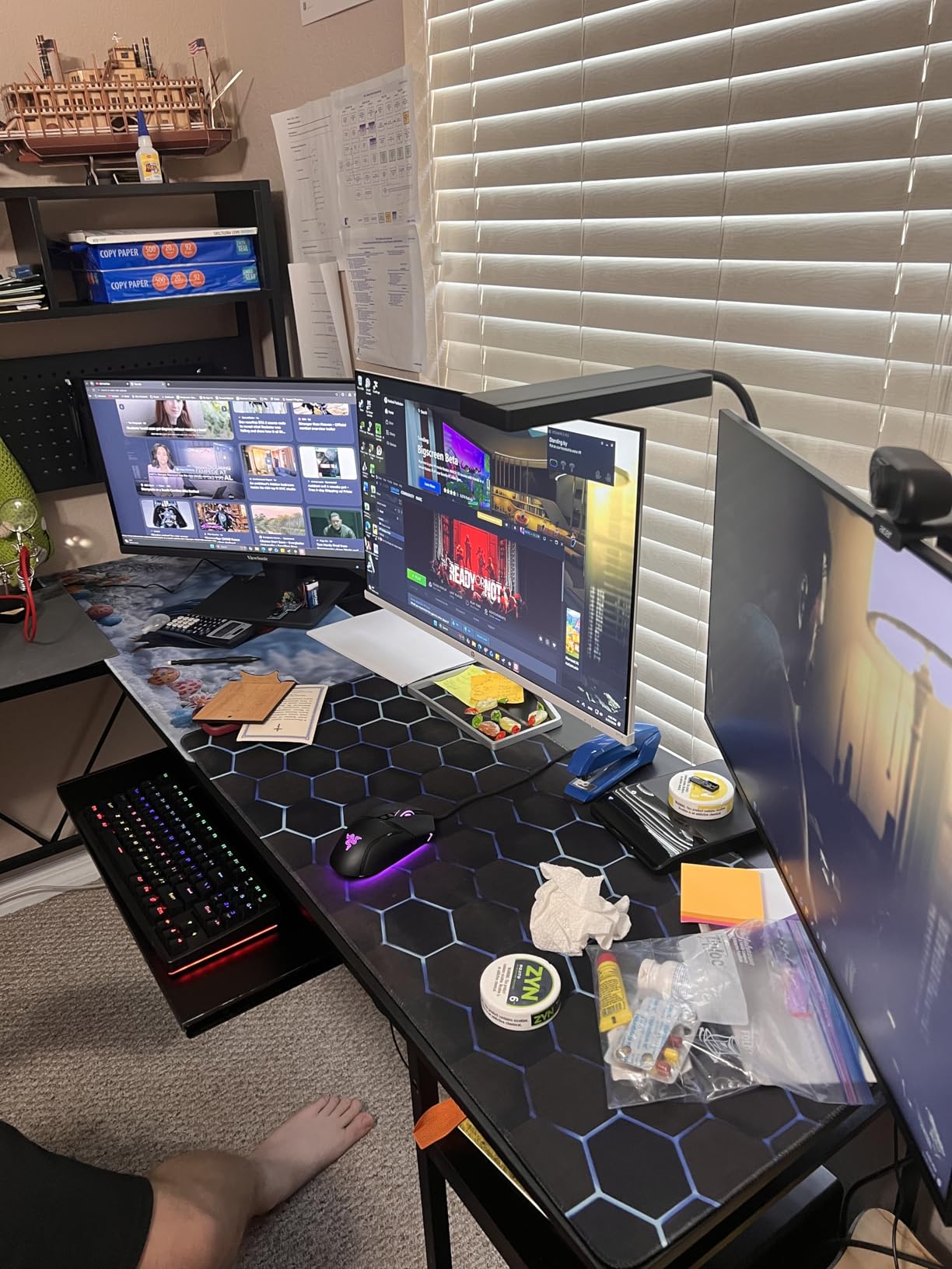 ViewSonic VS2447M 24 Inch 1080p Computer Monitor, 100Hz LED Display | AMD FreeSync, HDMI, VGA, Eye Care, Thin Bezels, Gaming, Laptop, PC, Mac, Anti Glare, 4ms Response, Dual Speakers, 250 Nits customer photo 2