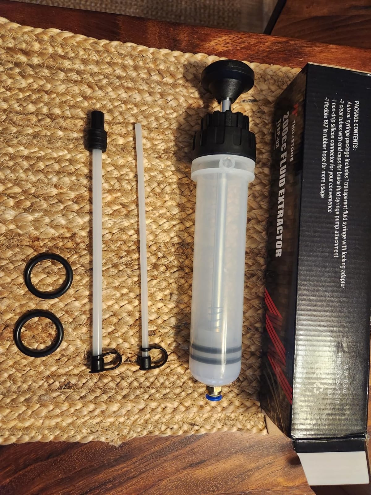 Thorstone 200cc Fluid Extractor Pump with 2pcs 22cm PVC Suction Tubes customer photo 2