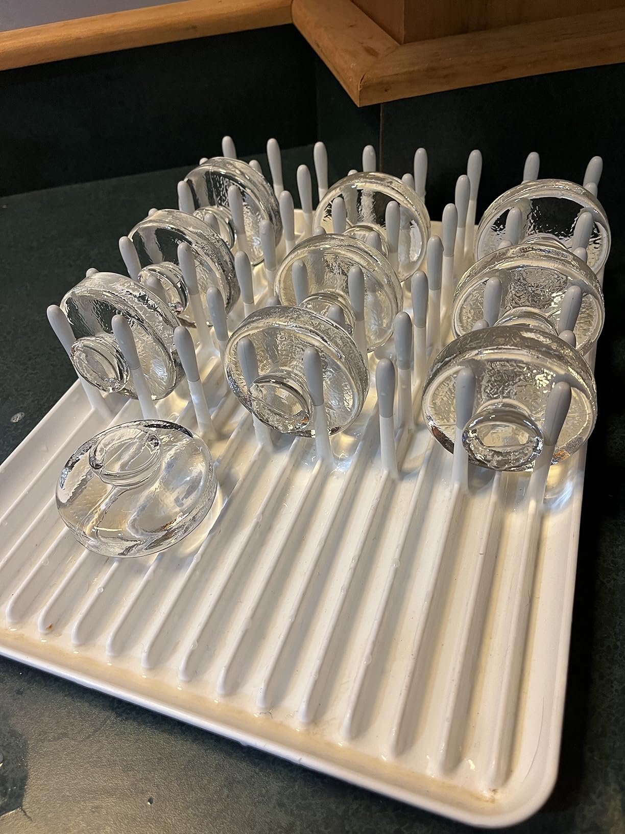 Artcome 10-Pack Glass Fermentation Weights with Easy Grip Handle and Unique Texture Design for Large Wide Mouth Mason Jars customer photo 1