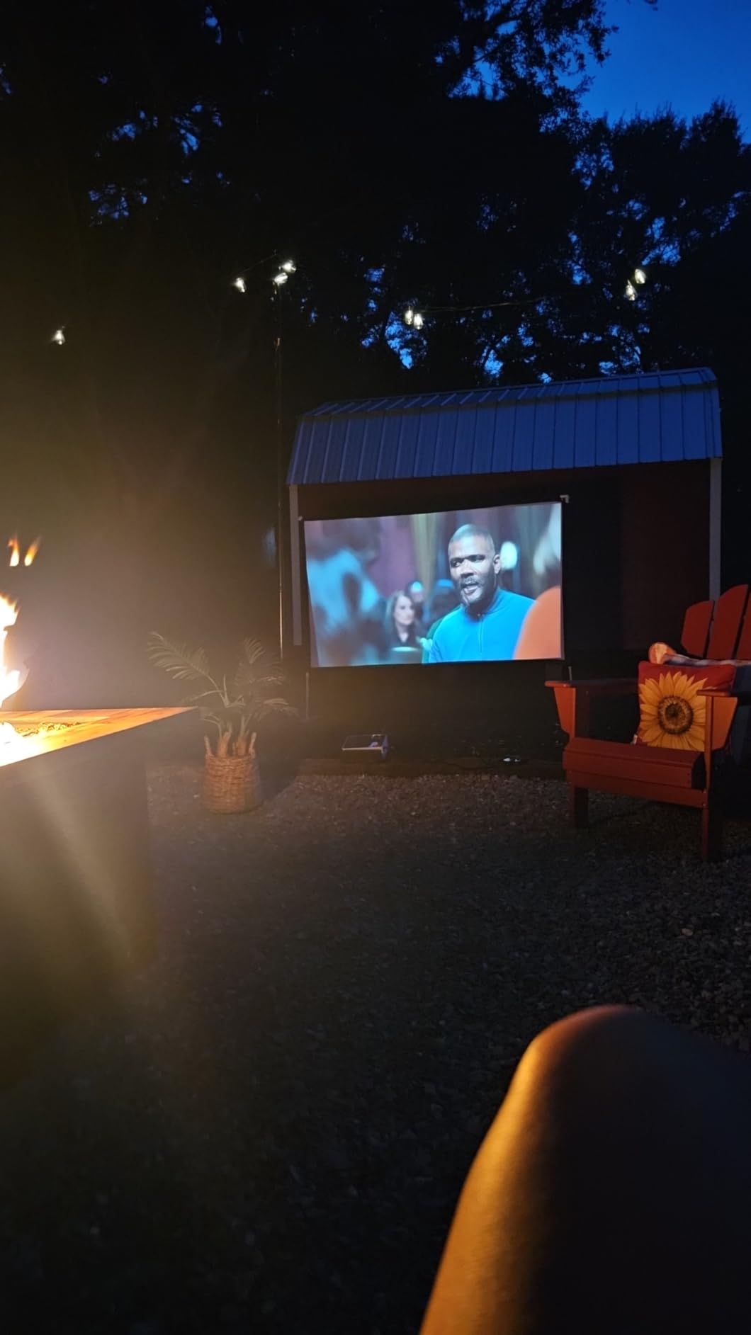 Native 1080P Projector with WIFI and Bluetooth, Pericat 4K Supported 230 ANSI Outdoor Movie Projector with 100