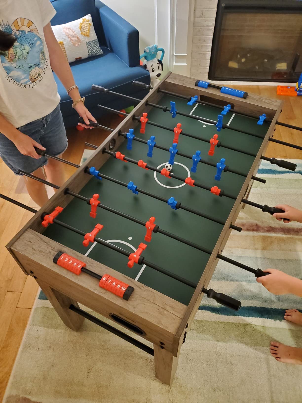 GoSports 48 Inch Foosball Table for Home, Office or Game Room – Choose Color customer photo 1