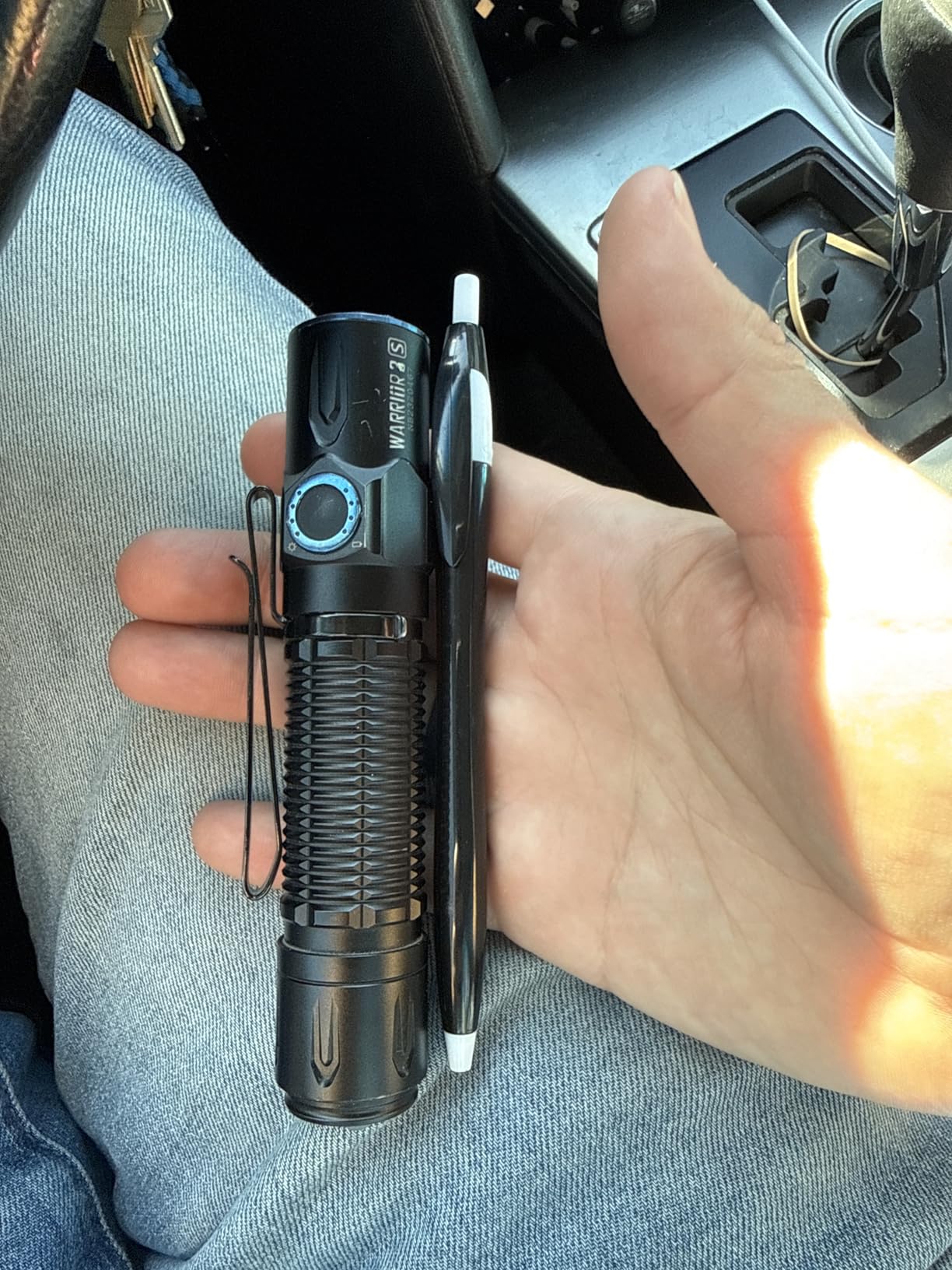 OLIGHT Warrior 3S Rechargeable Tactical Flashlight Bright Light OD Green customer photo 2