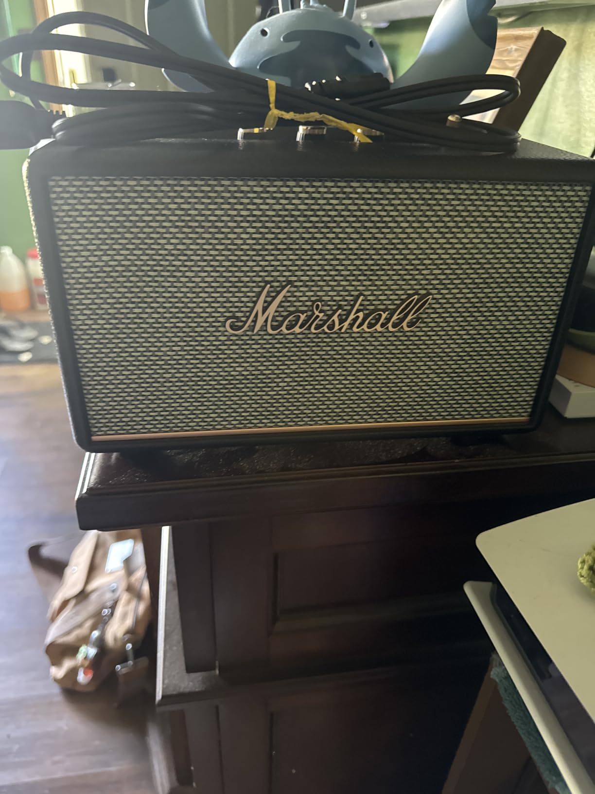 Marshall Acton III Bluetooth Home Speaker - Cream | Loud Stereo Sound with Bass and Treble Controls | Plug-in Powered | 3.5mm Aux Input customer photo 2