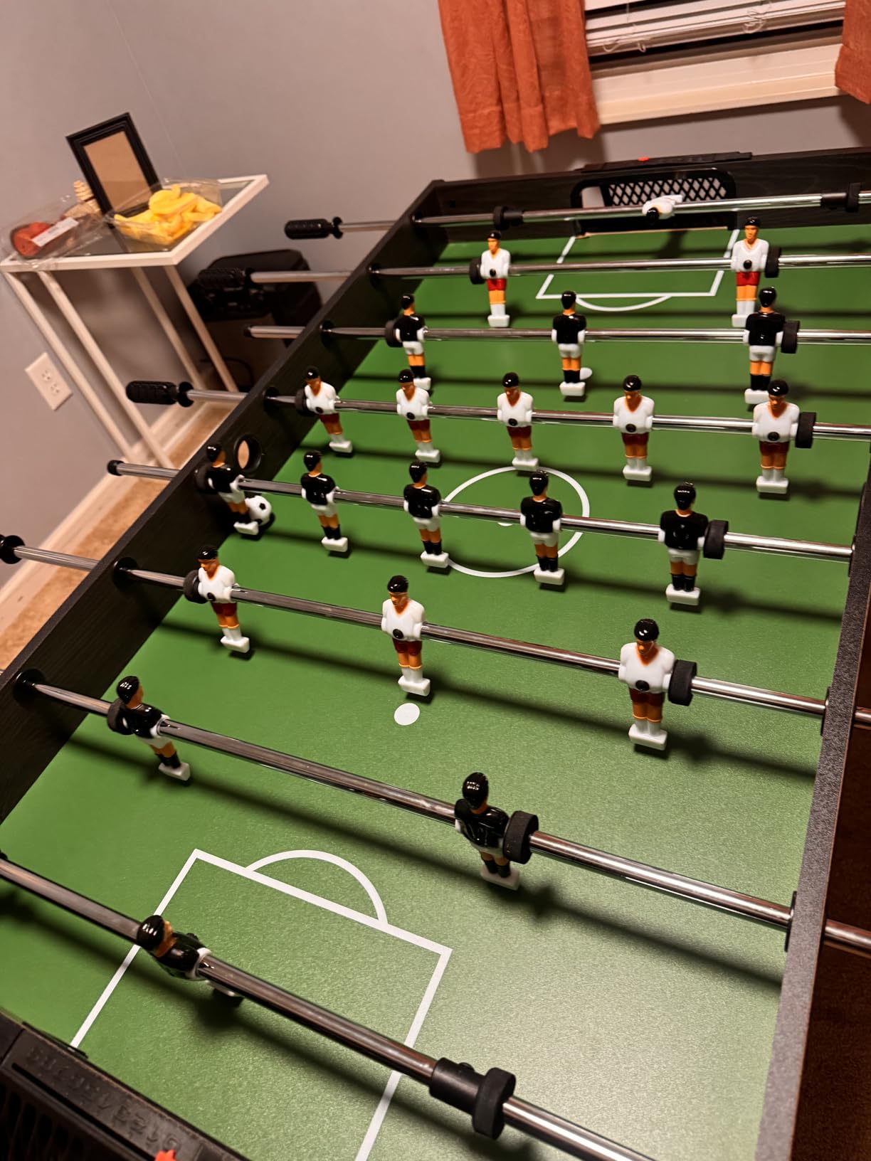 SereneLife Competition Sized Foosball Table, Full Size 48in Portable Soccer with Ball for Home, Arcade Game Room, Board Game for Indoor or Outdoor, Family Game Night, Perfect for Kids and Adults customer photo 1