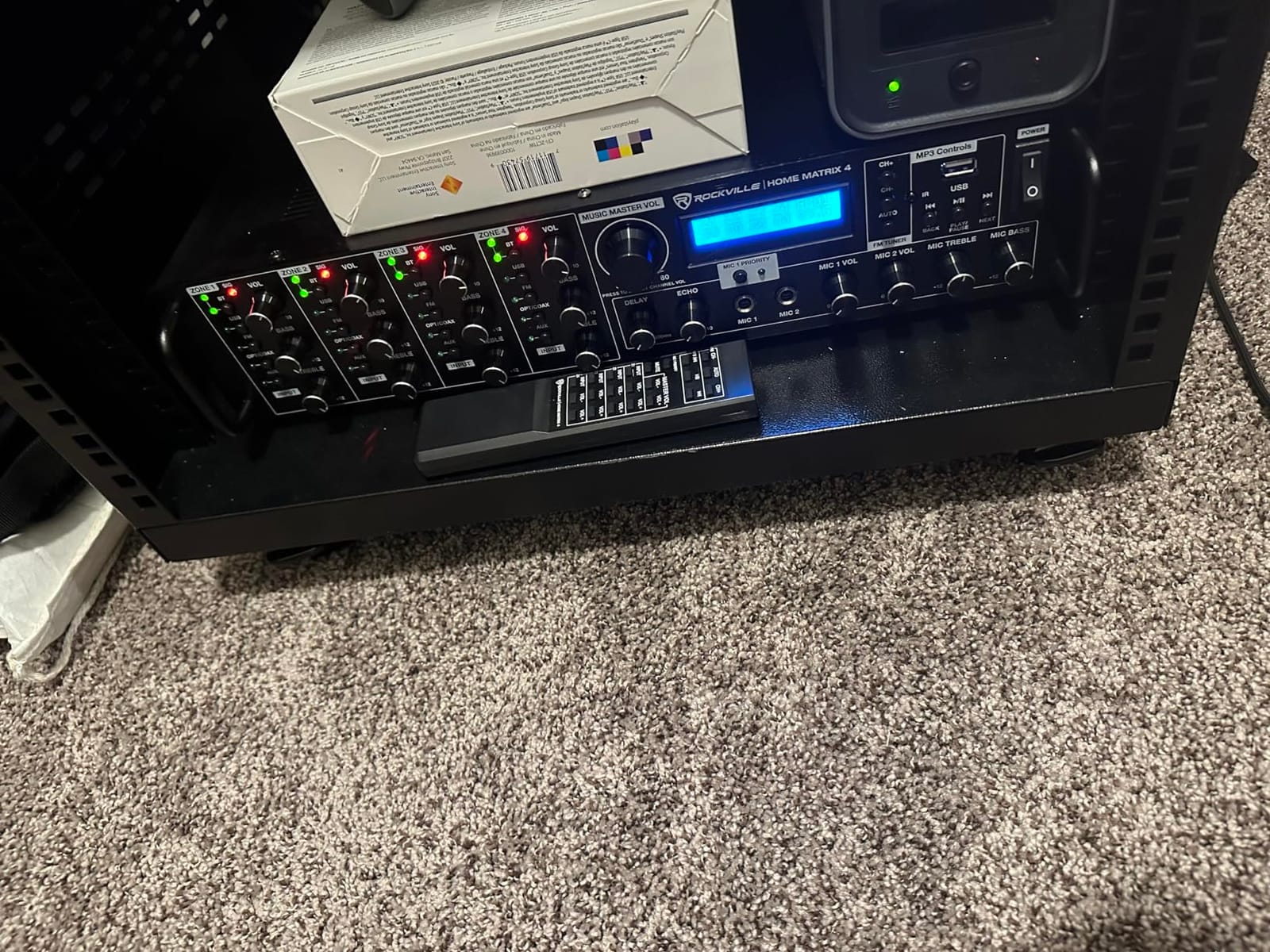 Rockville Home Matrix 4-Zone 8-Channel 600W Multi-Room Receiver Amp customer photo 2