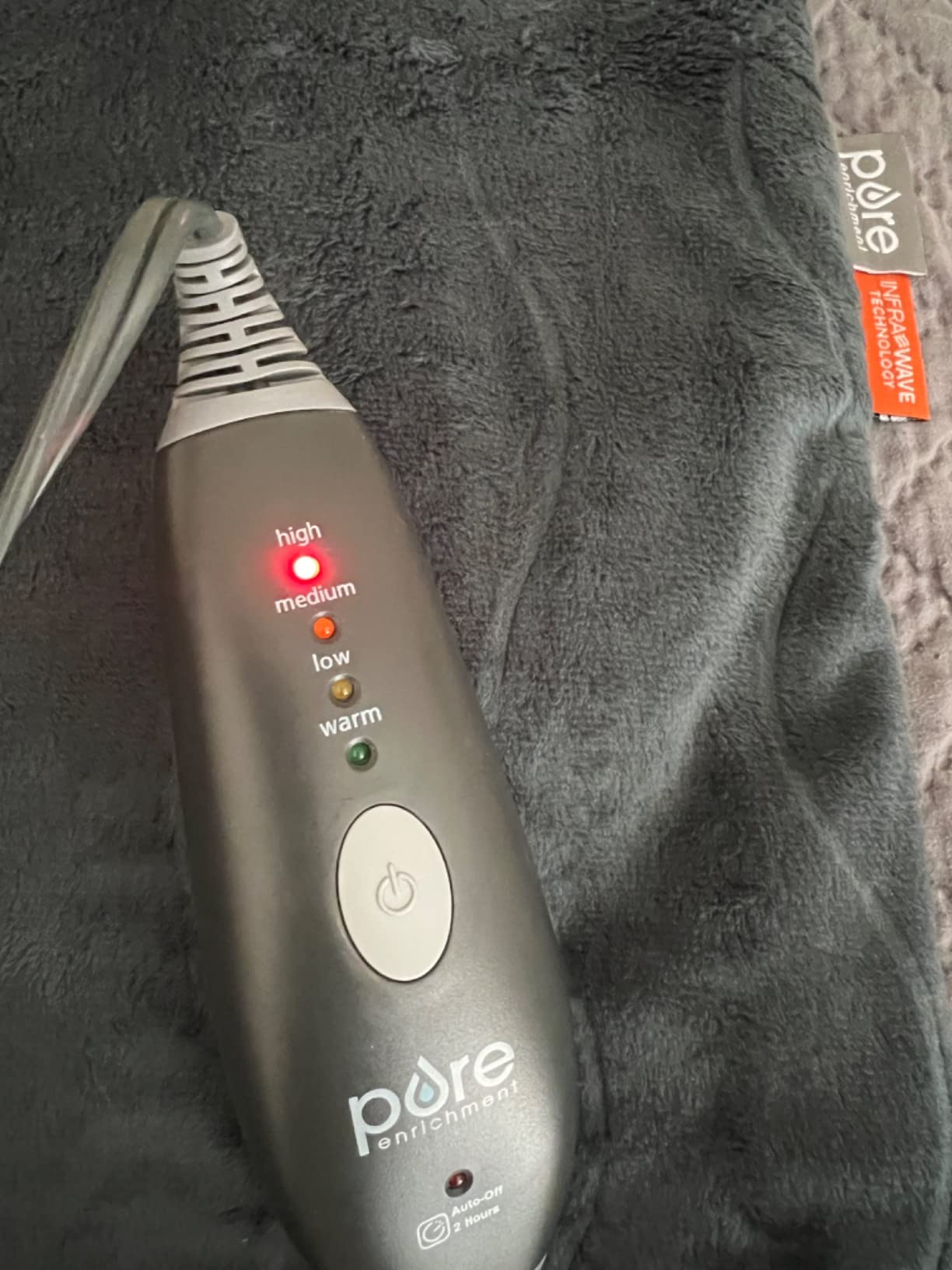 Pure Enrichment PureRelief Pro Far Infrared XL Heating Pad, 4 Heat Settings customer photo 2