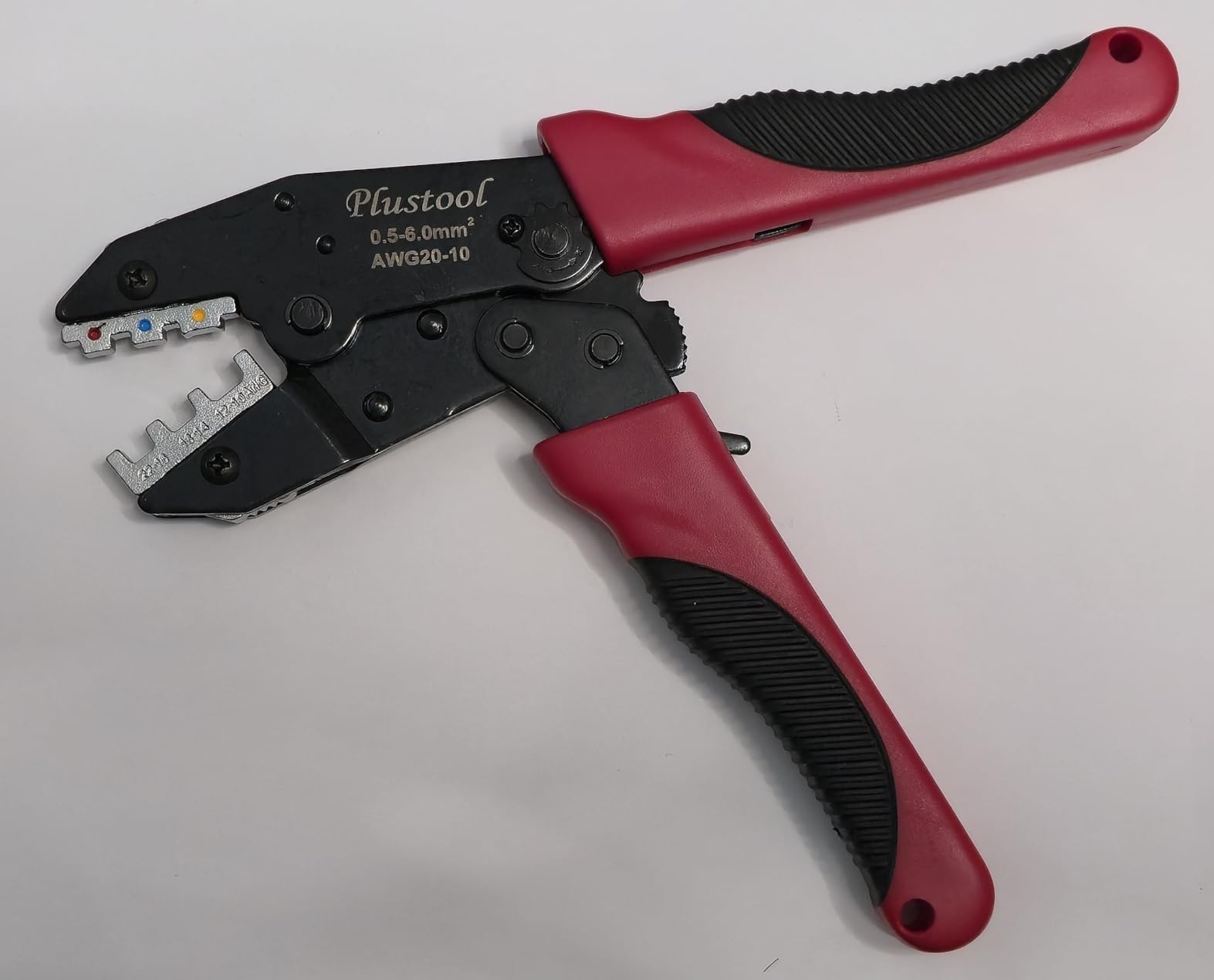 Plustool Crimping Tool for Heat Shrink Connectors AWG22-10, Ratcheting Wire Terminal Crimper - Crimping Pliers - Electrical Crimping Tool customer photo 1