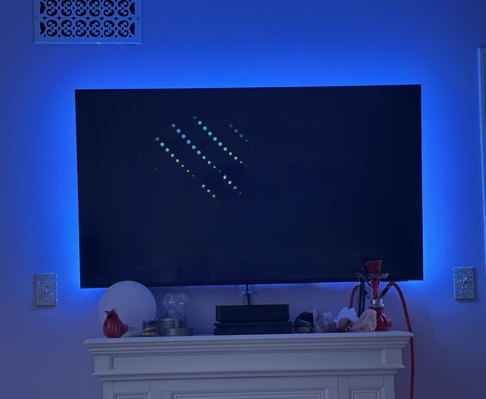 KANTUTOE TV LED Lights, 11.5ft LED Lights for 32-55 Inch TV customer photo 1