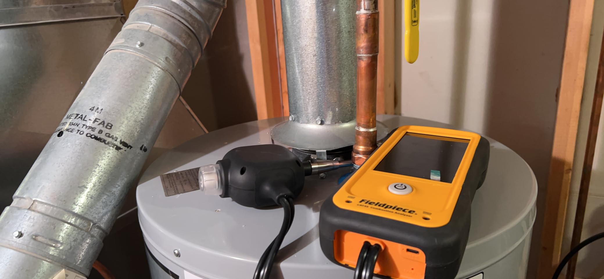 Fieldpiece - CAT45 – Combustion Analyzer - Accurately Measure O2, CO, CO2, Draft Pressure - HVAC Tool customer photo 2