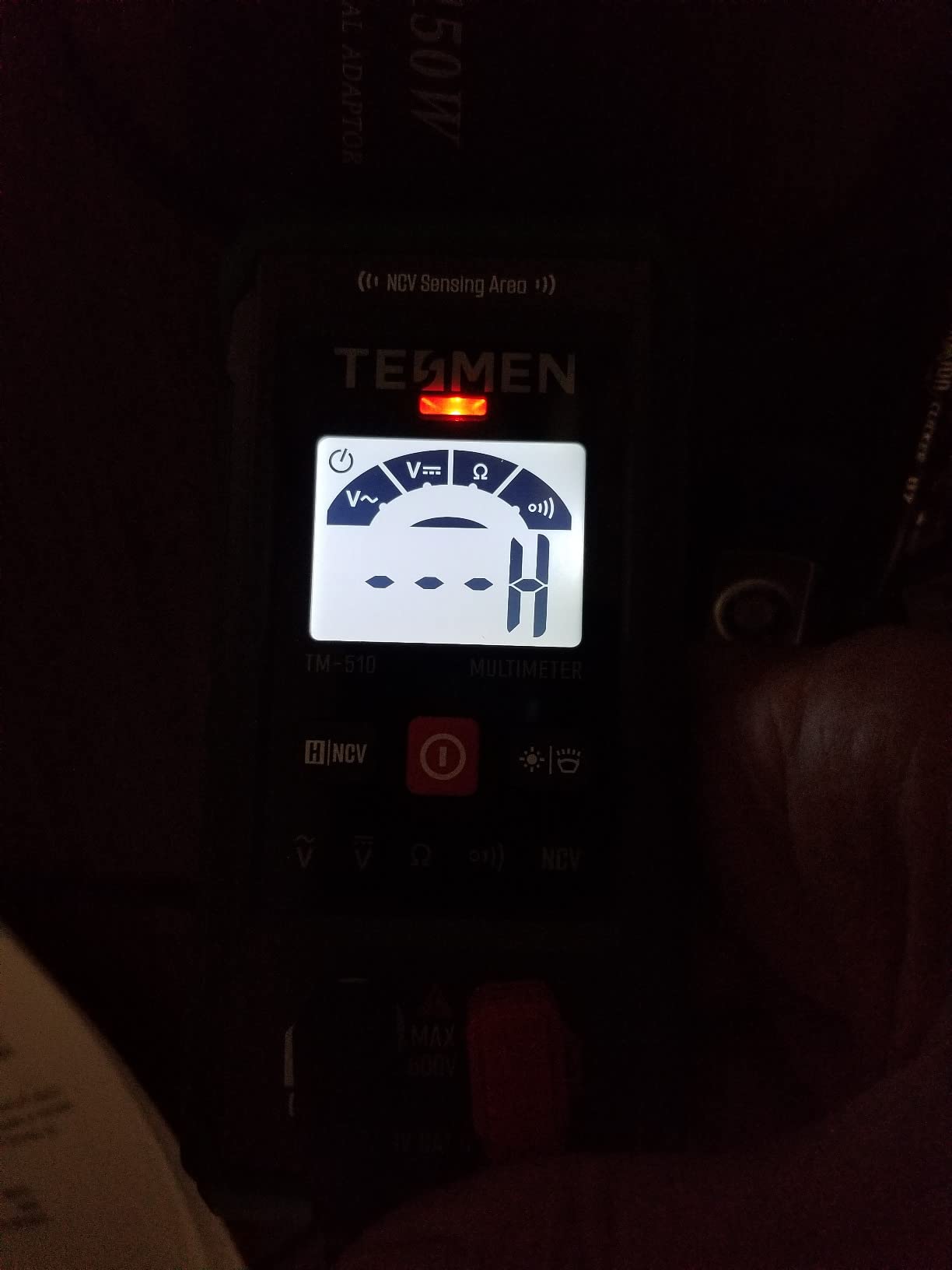 TM-510 Digital Multimeter, 4000 Counts, Smart Measurement, Auto-Ranging Voltmeter; Voltage Tester with Non-Contact Voltage Function, Measures AC/DC Voltage, Resistance, Continuity – Green customer photo 2