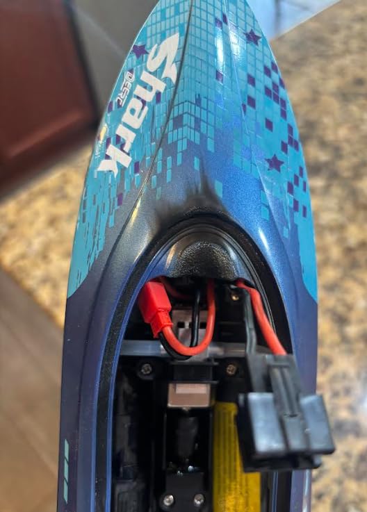 DEERC High-Speed RC Boat, 20+ MPH, Fast Remote Control Shark Racing Boat customer photo 2