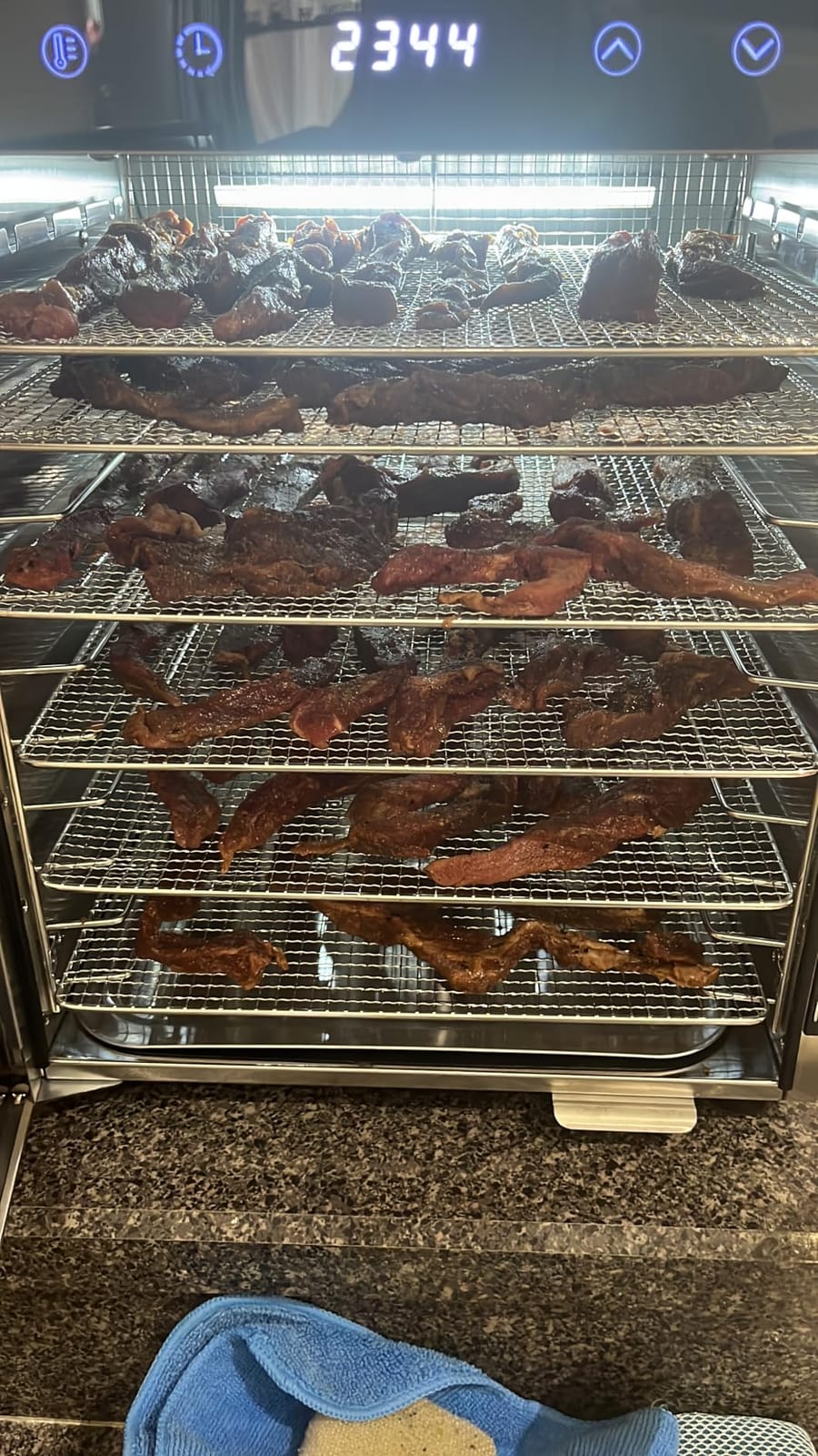 Stainless Steel Biltong Box Food Dehydrator and Drying Cabinet – Large 10 Trays, 5 Hanging Rods, with 20-90°C Temperature Control – Perfect for Drying Biltong, Meat, Vegetable & Fruit customer photo 2
