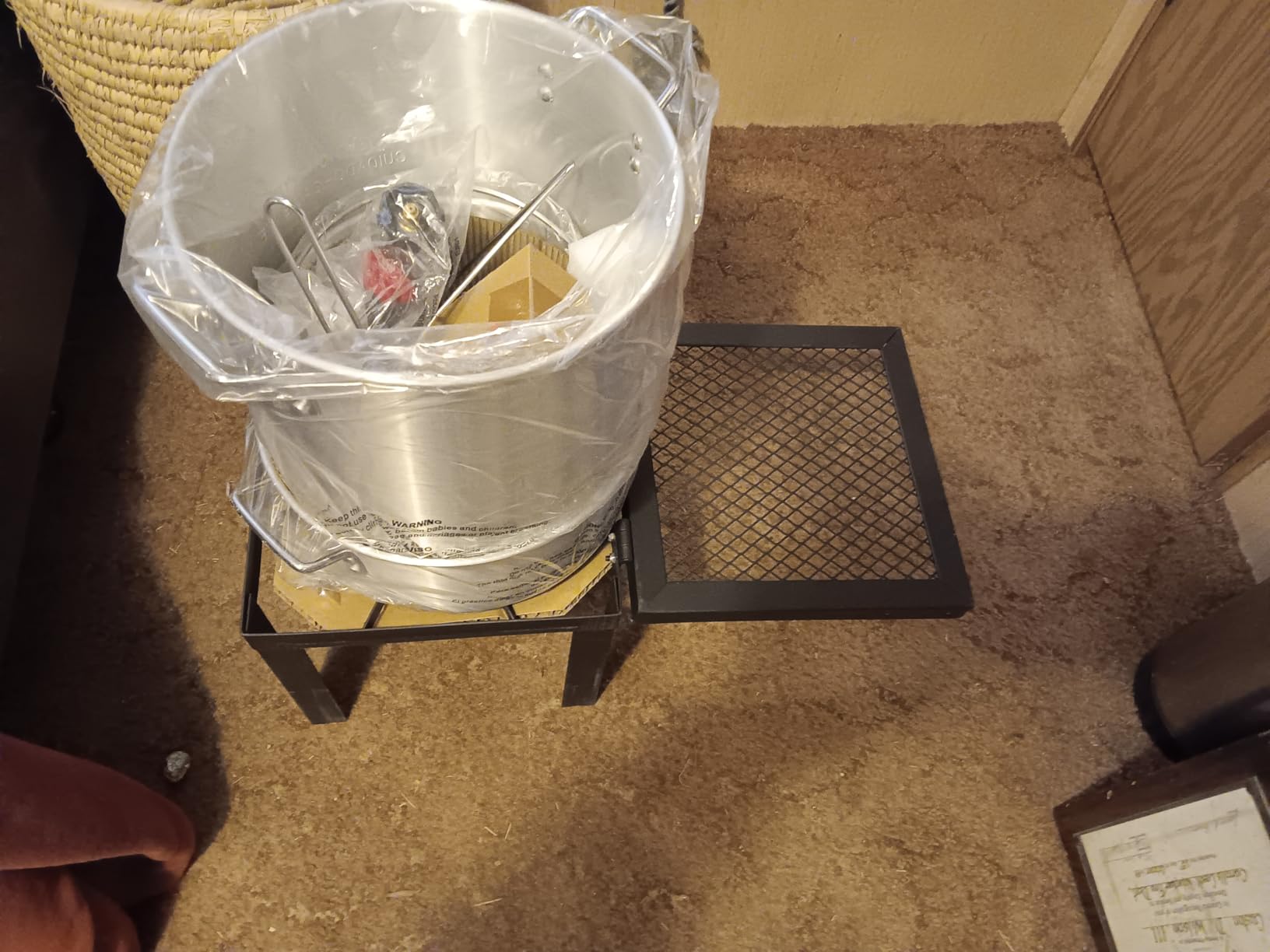 ROVSUN 30QT Turkey Fryer & 10QT Fish Fryer Kit w/ 55,000BTU Propane Stove, Aluminum Outdoor Deep Fryer & Seafood Boiler Steamer w/Baskets, Thermometer, Marinade Injector, Turkey Rack & Rack Lifter customer photo 1