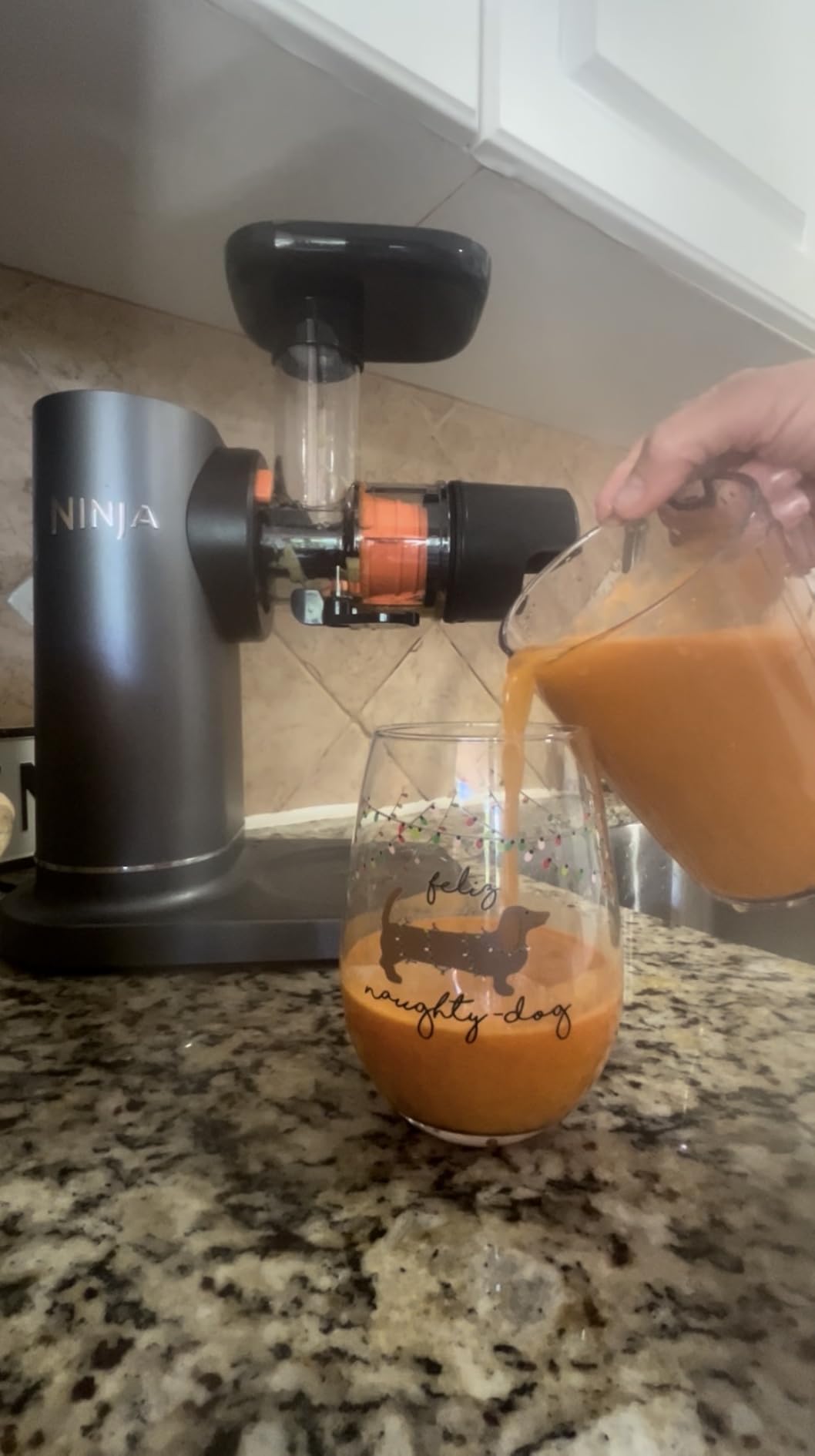 Ninja NeverClog Cold Press Juicer, 24oz Jug, 36oz Pulp, Charcoal, JC151 customer photo 2