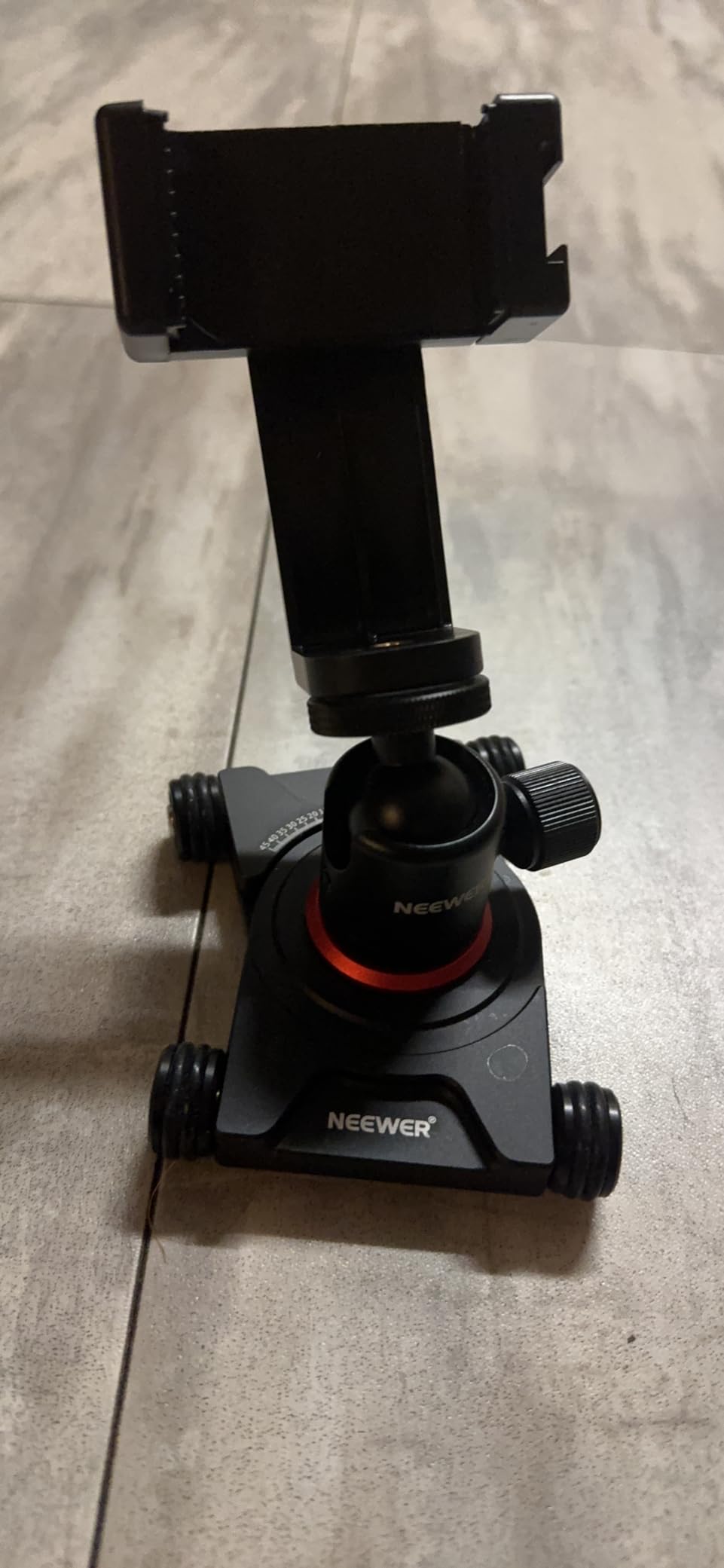 NEEWER Camera Slider Dolly with Ball Head & Phone Clamp, 4 Wheeled, SD001 customer photo 2