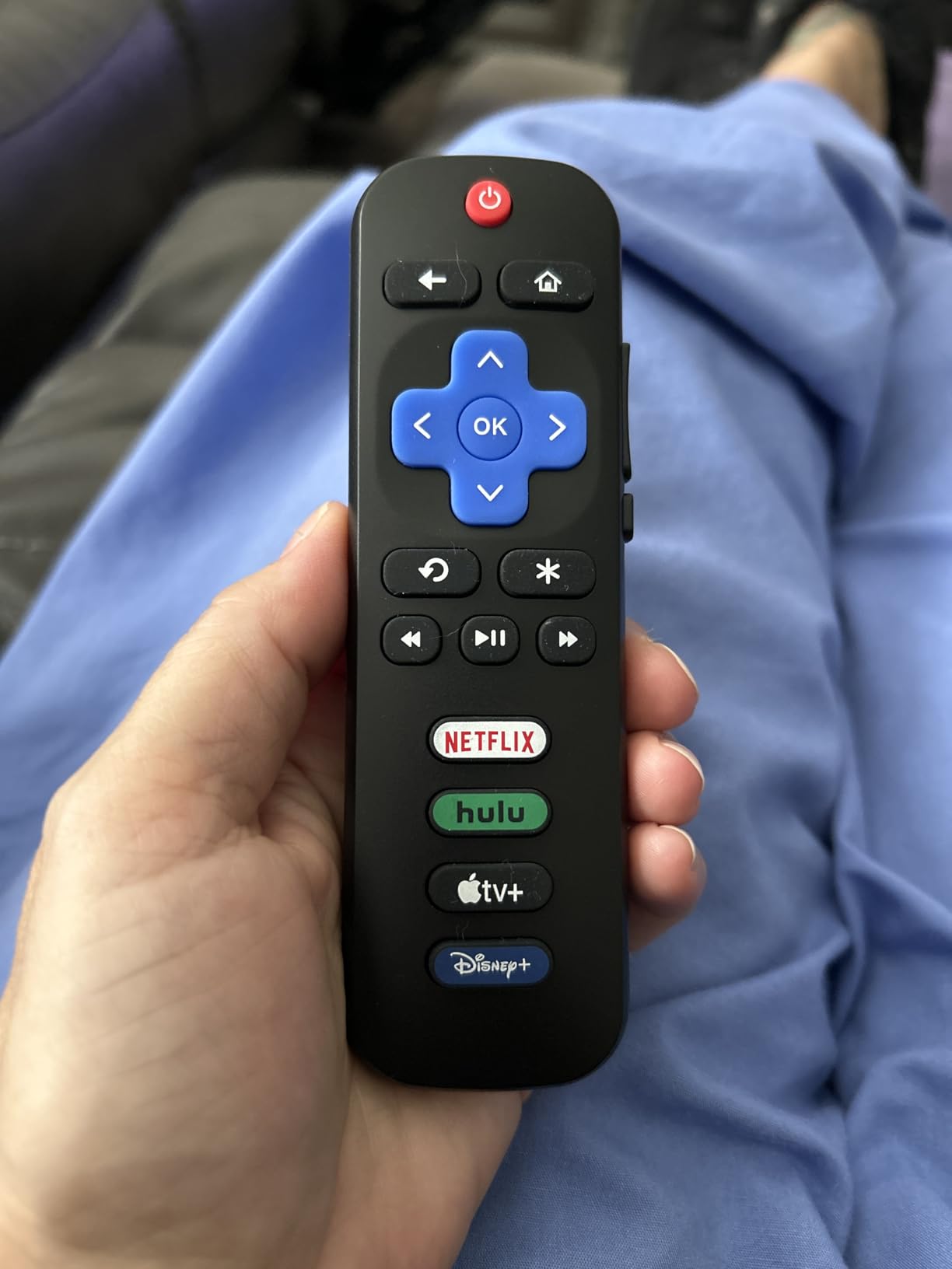 Pack of 2 New Replacement for All Roku TV Remote, Compatible for All TCL-ONN-Hisense-Roku TV Remote customer photo 1