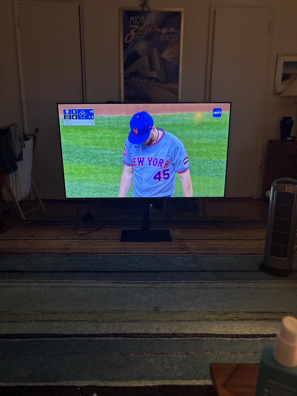Perlegear Universal Swivel TV Stand Base for 32-70 inch TVs to 88lbs | 9-Level Height Adjustable, Tempered Glass Base, Tilt, Max VESA 400x400mm, TV Stand Mount for Living Room & Bedroom, PGTVS26 customer photo 2