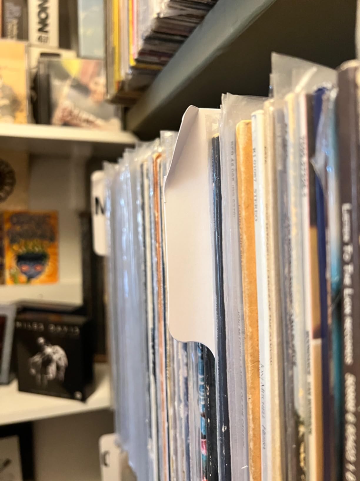 12 Inches LP Divider with Alphabet Labels, 12