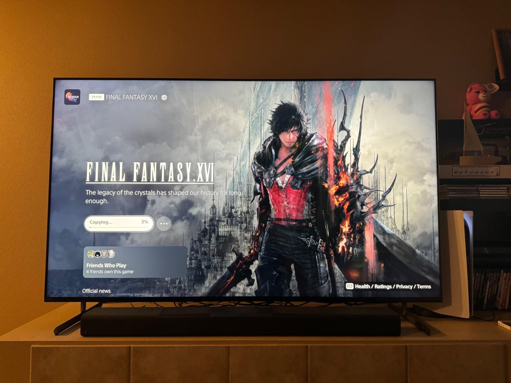 Sony 75 Inch 4K Ultra HD TV X90L Series: BRAVIA XR Full Array LED Smart Google TV with Dolby Vision HDR and Exclusive Features for The PlayStation® 5 XR75X90L- Latest Model,Black customer photo 1