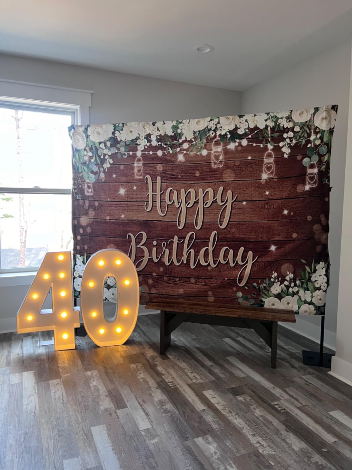 EMART Backdrop Stand Heavy Duty 8.5x10ft Adjustable Pipe and Drape Stand customer photo 2