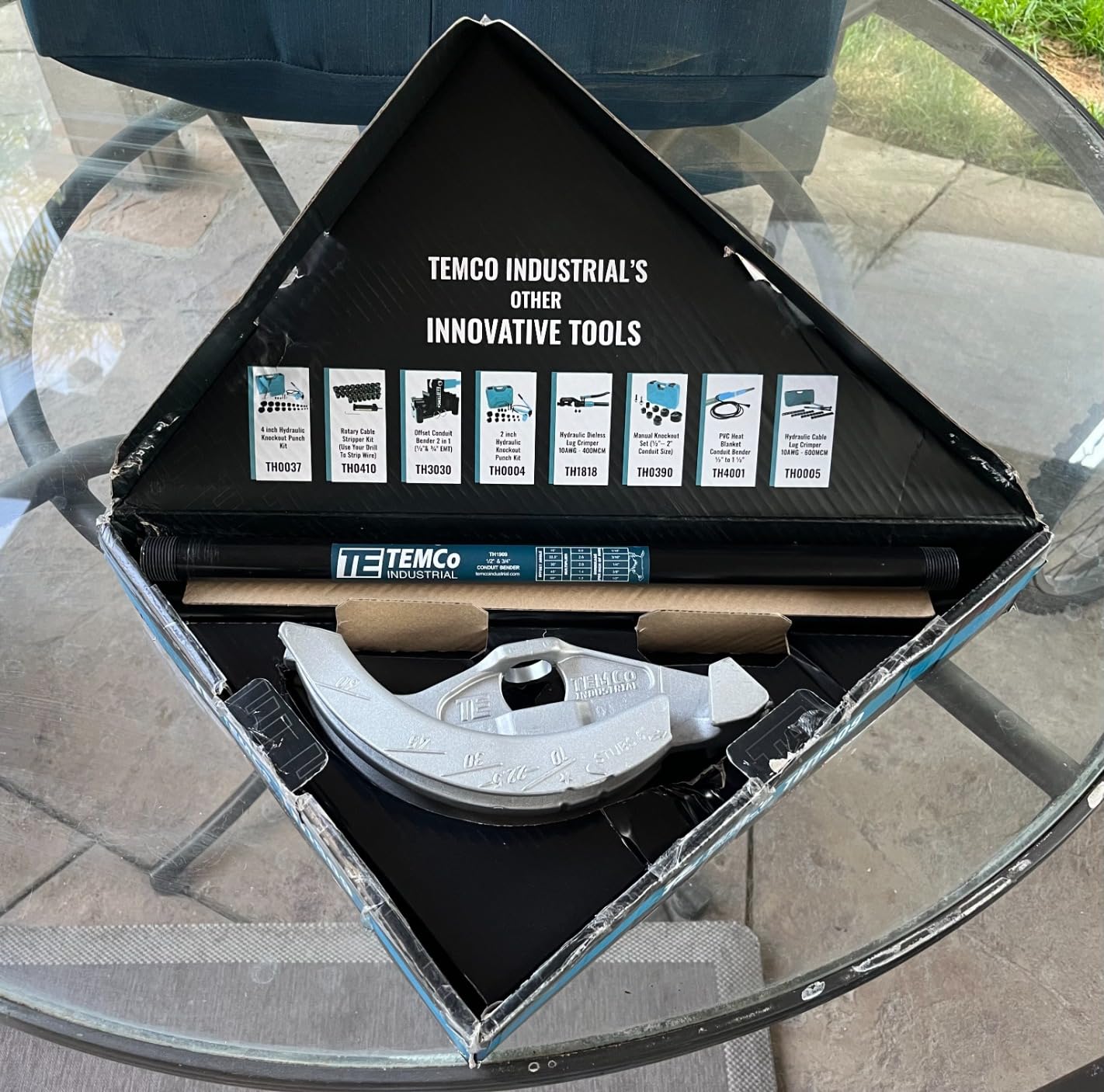TEMCo 2 in 1 Dual Shoe Conduit Bender - 1/2