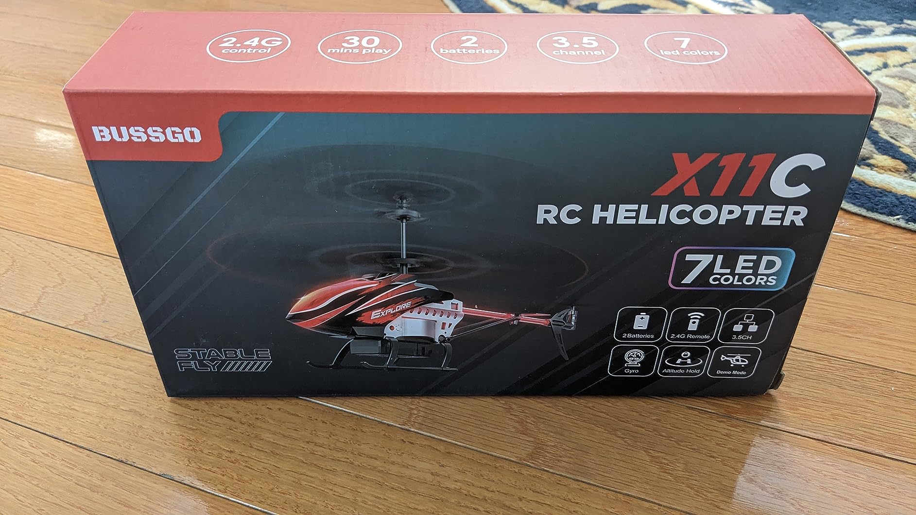 BUSSGO RC Helicopter, Remote Control Helicopter for Kids customer photo 2