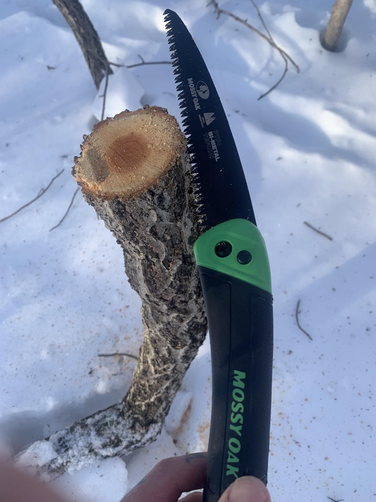 MOSSY OAK Folding Saw, 7 Inch Hand Saw with Pouch customer photo 1