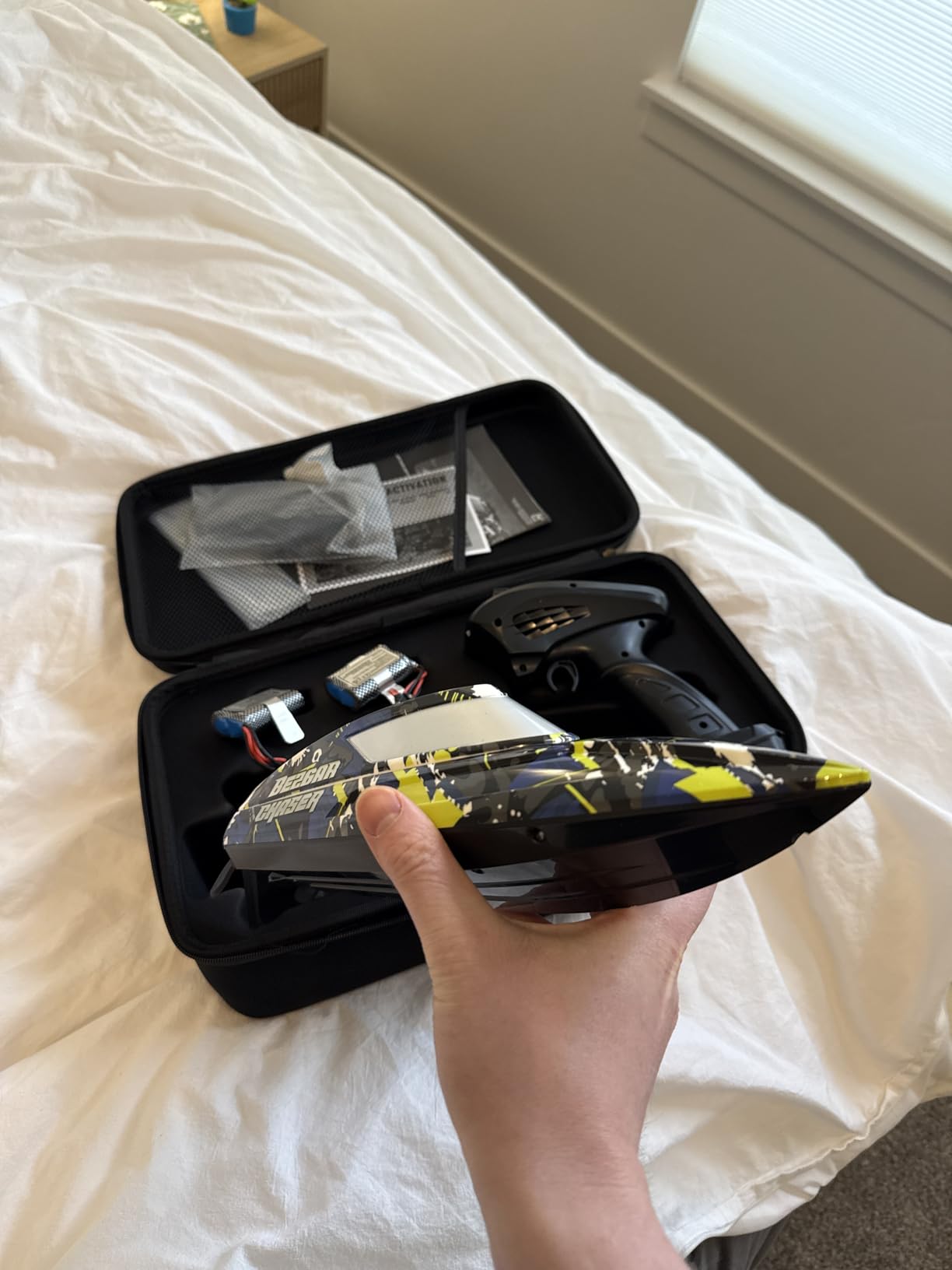 BEZGAR TX123 Remote Control Boats - Fast Speed RC Boat 32+ KPH with Suitcase for Lakes & Pools & Salt Water customer photo 1