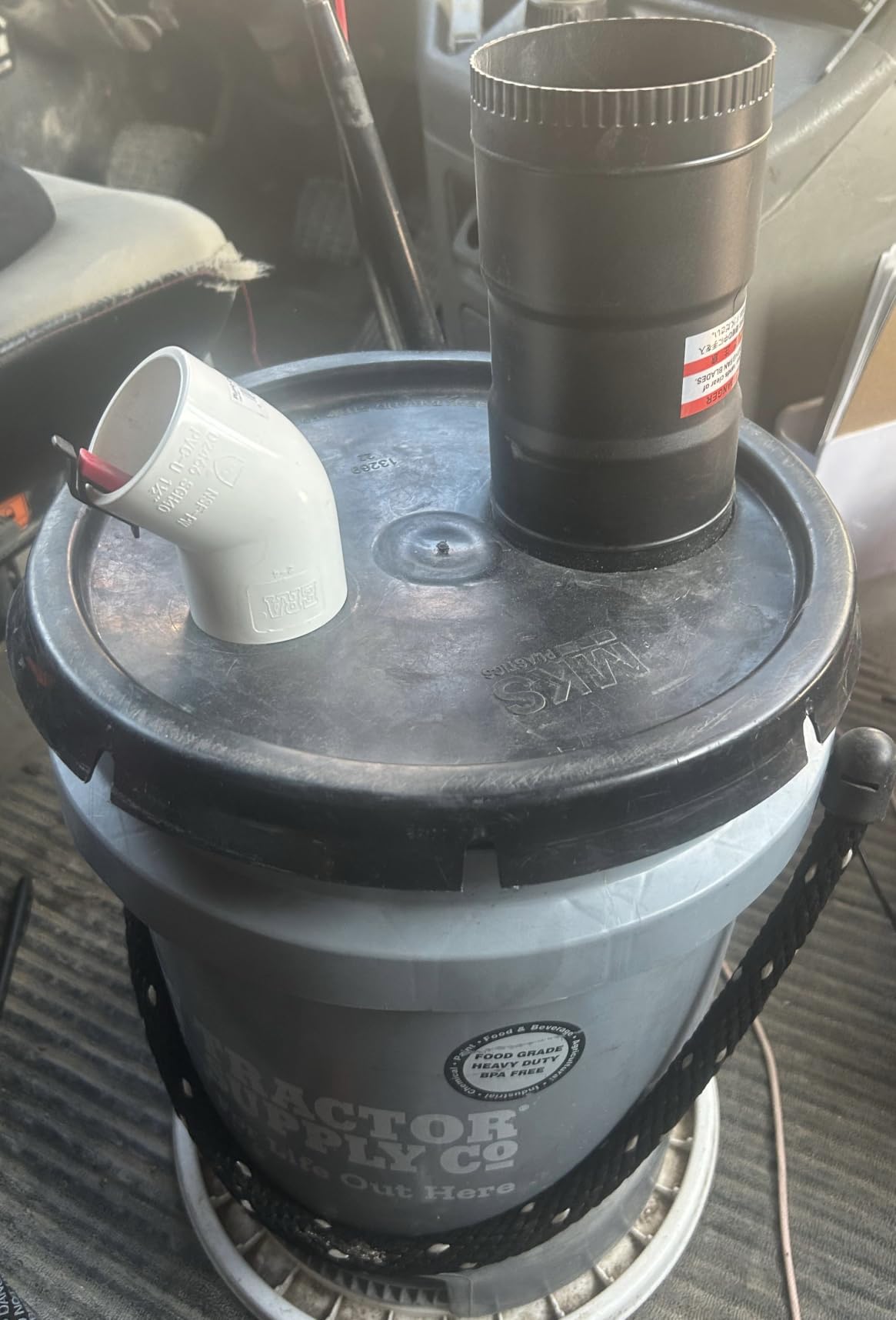 Hon&Guan 6 Inch Inline Booster Duct Fan with Speed Controller - 345 CFM customer photo 2